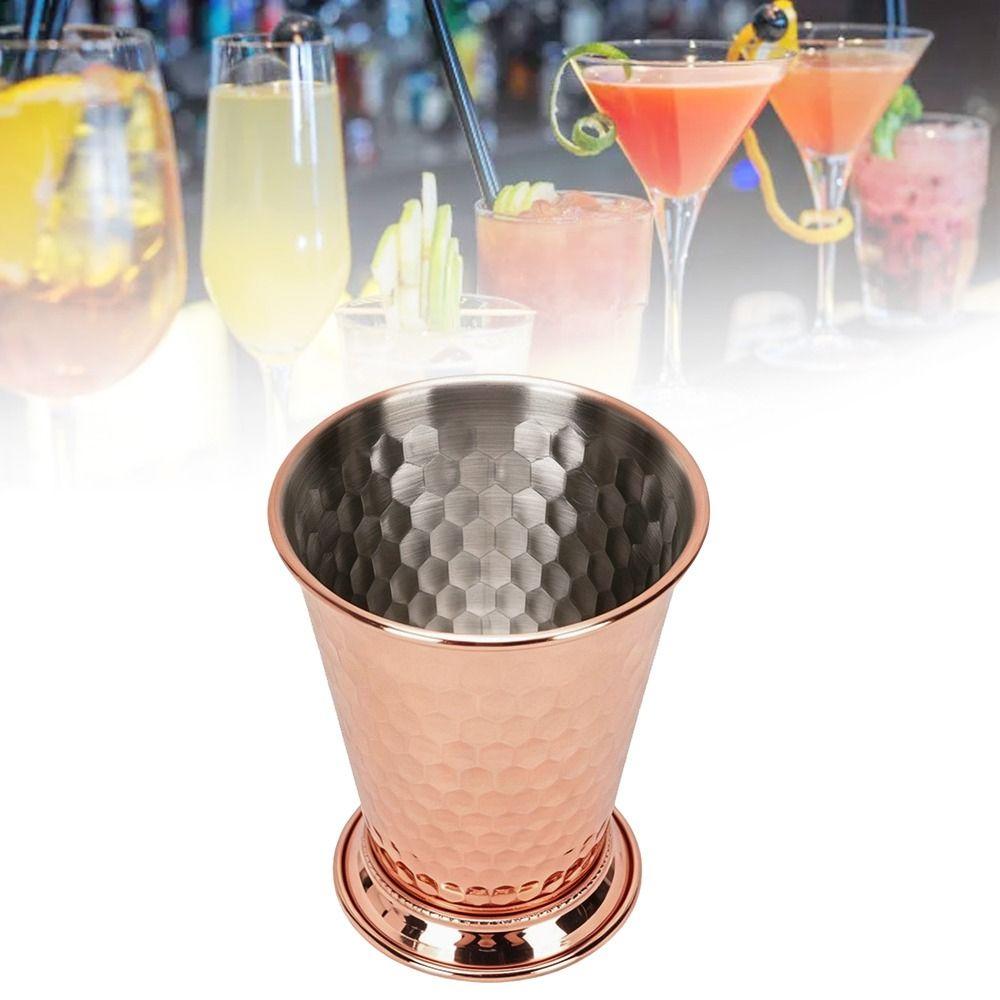 Smooth Edges Mint Julep Cup 400ml Barware Tumbler Classic Metal Drinking Cup Cocktail Making