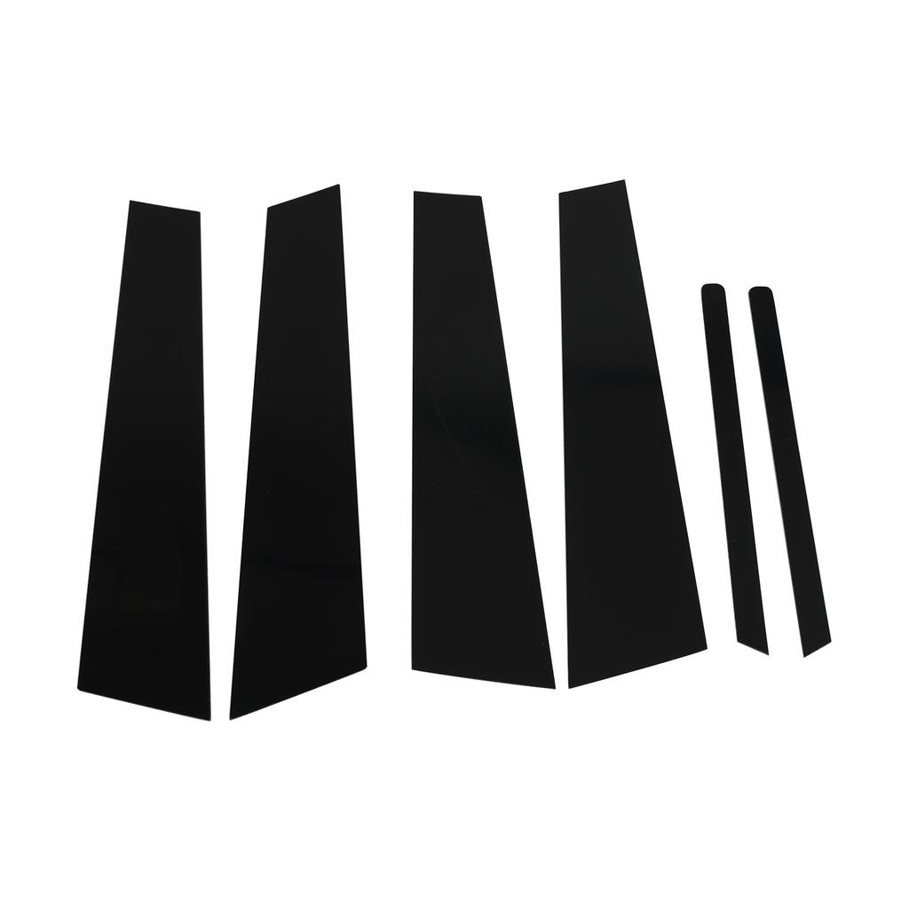 6Pcs Car Window Pillar Posts Cover Trim For Honda Civic 2006-2011