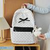 Schoolbag Japanese Soft Girl Sweet Schoolbag Female College Student Fashion Lace Backpack Junior High School High School Grades 1-1 Backpack