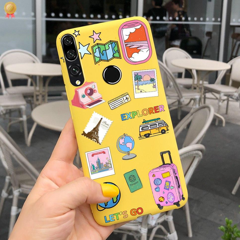 For Honor 9X Pro RU Case Cute Cartoon Cool Black Pink Silicone Back Cover For Huawei Honor9X Honor 9X Pro 9XPro 4G Phone Case