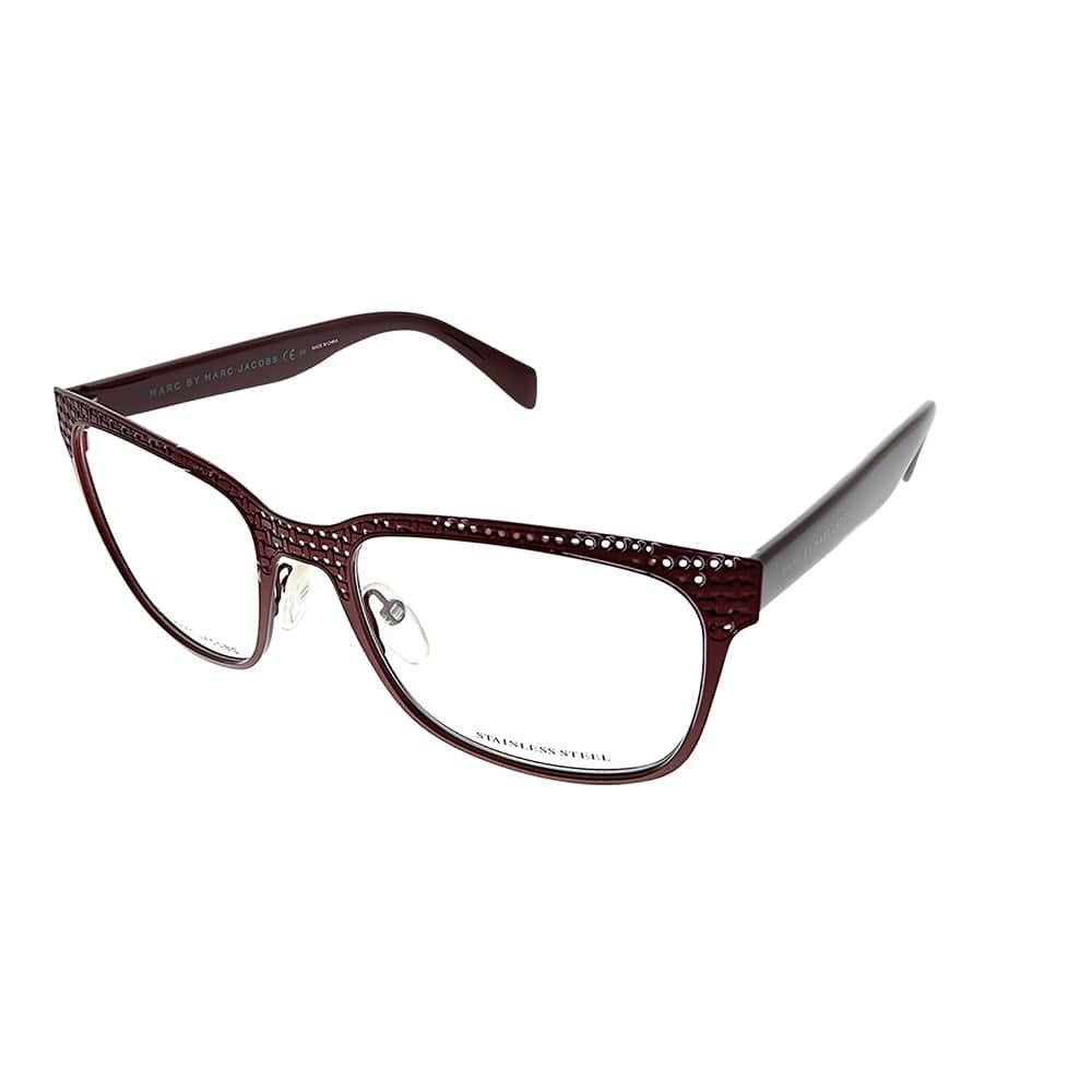 Marc By Marc Jacobs Mmj 613 Kua 53mm Unisex Square Eyeglasses 53mm Brown Weave