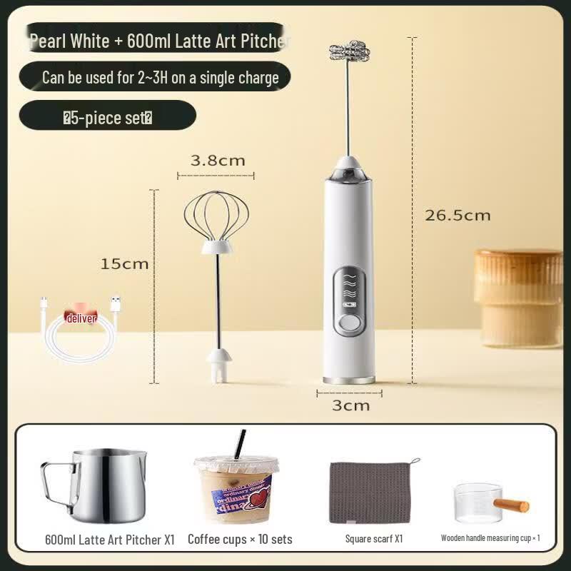 QYWEI Wireless Handheld Electric Mixer