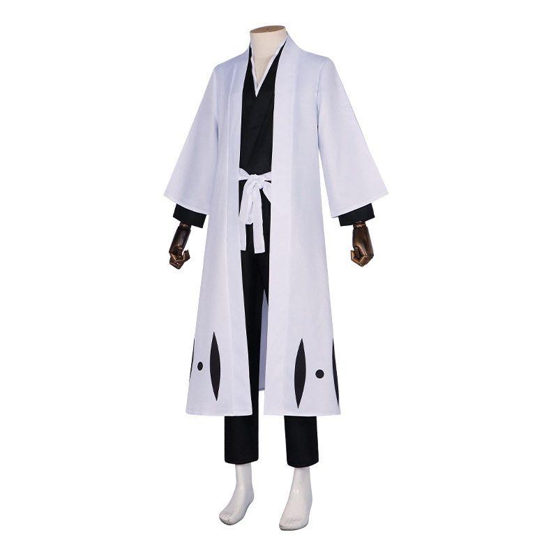 Bleach Kurosaki Ichigo Cosplay Costume Bleach Captain Ichigo Uniform Haori Set Cosplay Halloween Performance Costume
