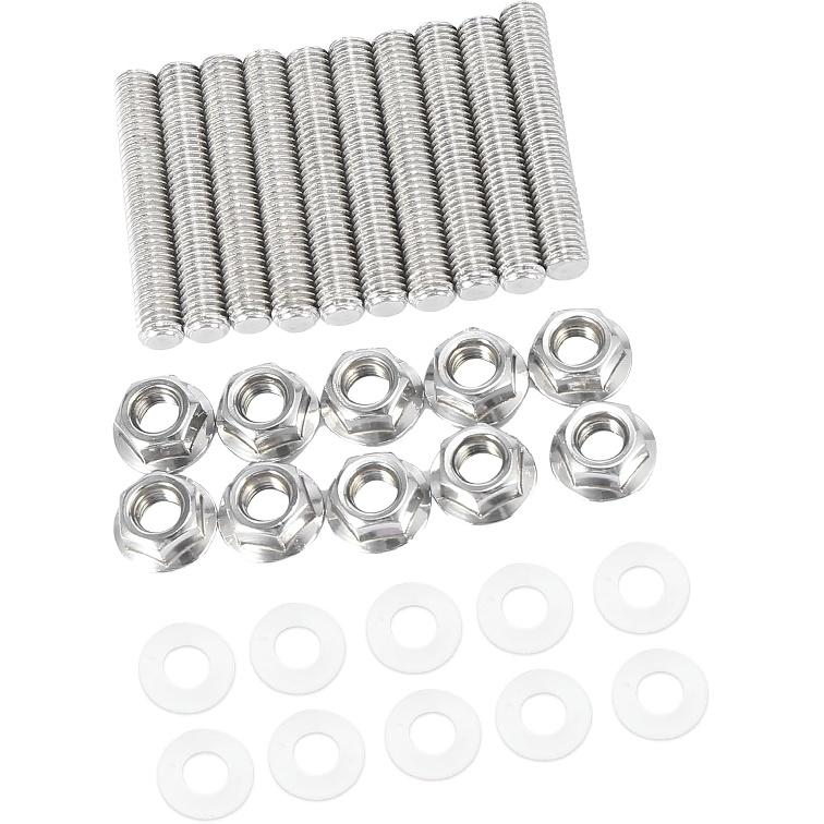 

Exhaust Manifold Bolt Stud Hardware for Honda Civic 1980-2005 Stainless Steel (Set of 10)