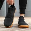 FashionMen Shoes slip on summer Mesh Sneakers Husband Slip-On Casual Shoe breathable Soft Soed Walking Shoes Mommy Shoes Mens Sneakers