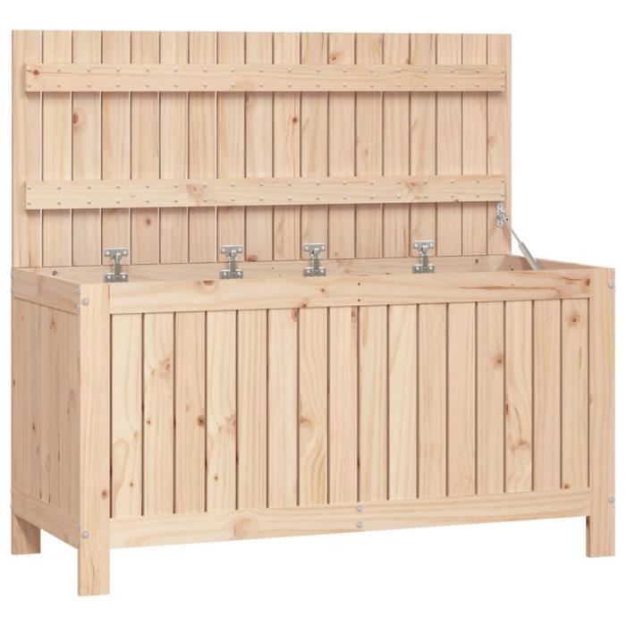 VidaXL Garden Storage Box 115x49x60 Cm Solid Pine Wood 823836