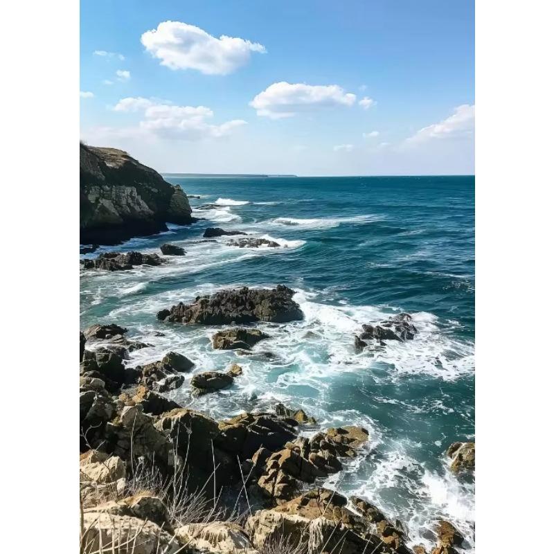 

Природный Пейзаж Вид Тропического Леса Настенный Декор Природные Дикие Животные Арт-Принт Для Дома Комнаты Тропический Лес Морской Пейзаж Холст Картина 21cm×30cm NoFrame