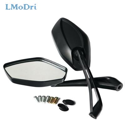 LMoDri 2pcs/Pair Motorcycle Rear View Mirror Motorbike Rearview Mirrors Motocross Back Side Mirror ATV Moto Dirt Pit
