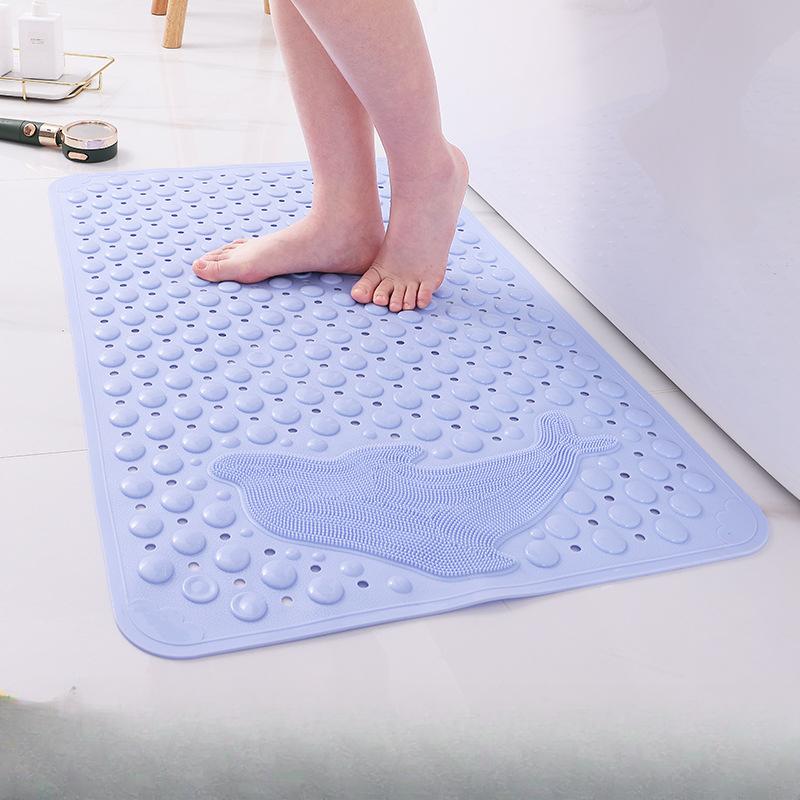 Koupelnová protiskluzová podložka Koupelnová sprchová podložka Sprchový kout Vodotěsná a protipádová podložka na nohy Domácí toaleta s přísavkou Podlahová rohož