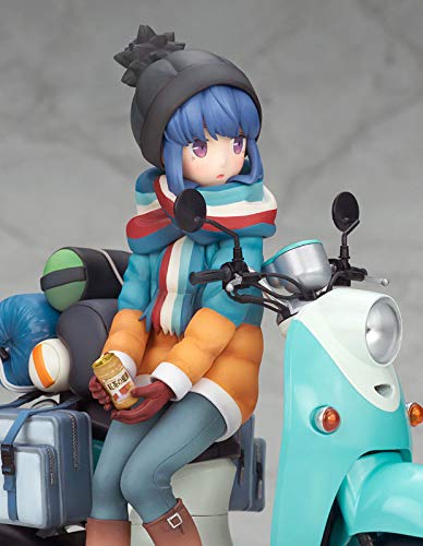 Alter Laid-Back Camp Shima Rin with Scooter 1/10 Scale Complete Figure