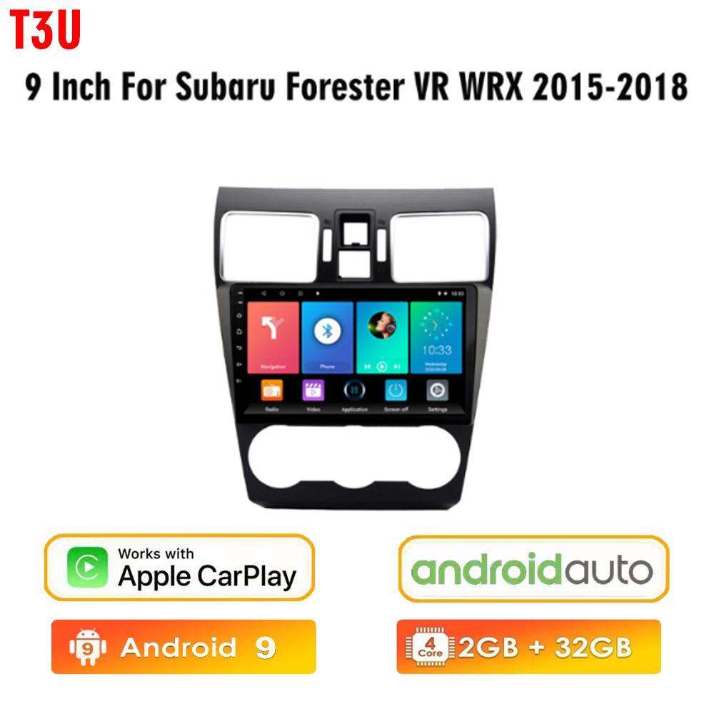 icreative 9 Inch Android Car Radio For Subaru Forester XV WRX 2015-2018 Multimedia Player 2Din Navigation GPS Head Unit