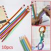 5Pcs/10Pcs Colorful Magic Bendy Flexible Soft Pencils Pen With Eraser For Kids Study Gift