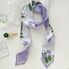 Korean Style Silk Scarf and Hairband Set - Versatile Women's Accessory for Summer