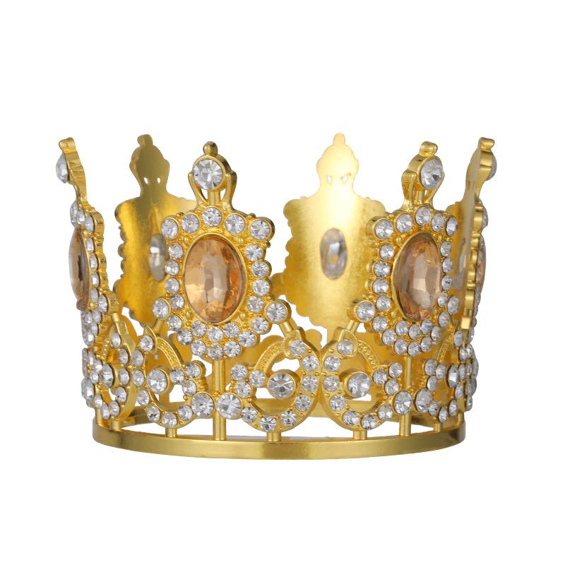 Legierung Gold Kuchen Dekoration Krone Kindergeburtstag Party Backen Hochzeitsfeier Ornamente