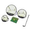 Golf Chipping Netz Polyester Netz Verstellbare Stange Bälle Matte Golf Ziel Übungsnetz für Erwachsene K