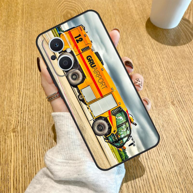 Fire Truck Funda For OPPO Reno 12F 11F 13F 14F 8T 8 Lite 10 11 12 13 14 OPPO Find X8 X6 X5 X9 Pro Case