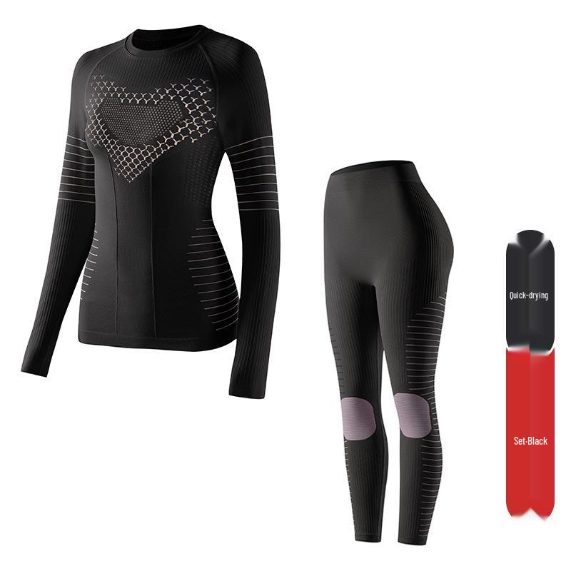 X-BIONIC Women's Skiing Compression Underwear Set - Sweat-Wicking, Quick-Drying, Warm, and Tight.