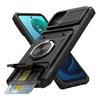 Hot Case For Motorola Moto Edge 50 Pro Fusion Ultra G Stylus 5G 4G Rotated Ring Kickstand Protection Wallet Cover