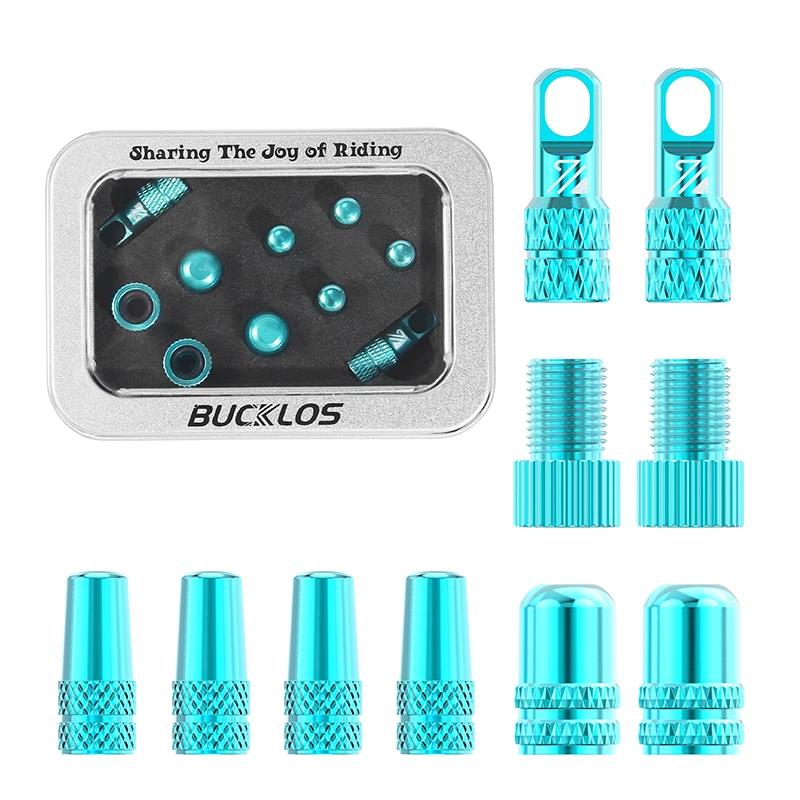BUCKLOS Bicycle Tubeless Valve 40/44/55/60/80/100MM Bike Valve Cap Bicycle Valves Adapter F/V To A/V Road Bike Presta Valves2
