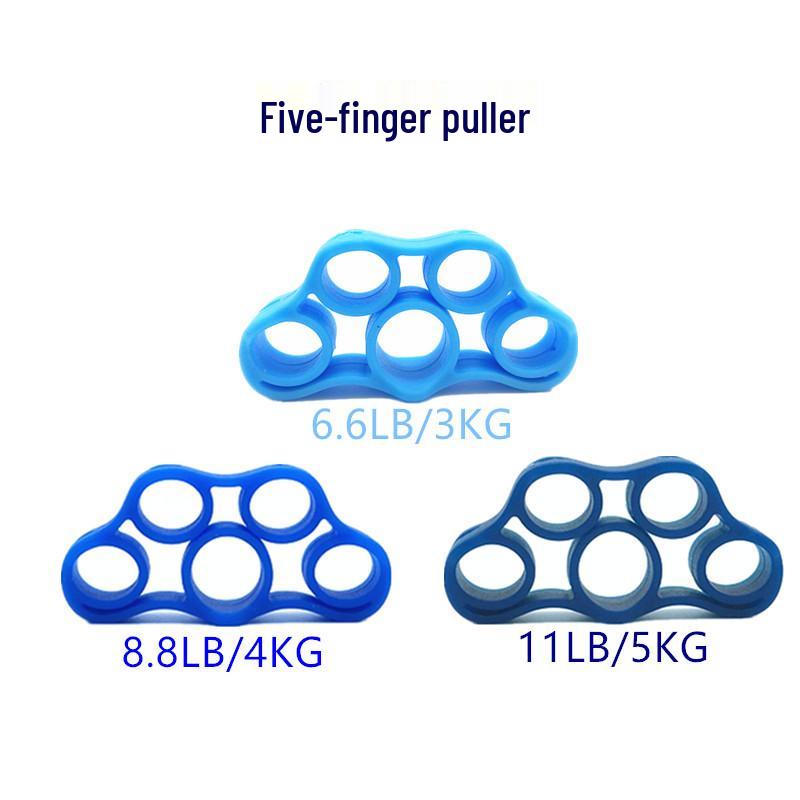 Finger Resistance Band Trainer: Silicone Hand Exercise Band for Finger Fitness