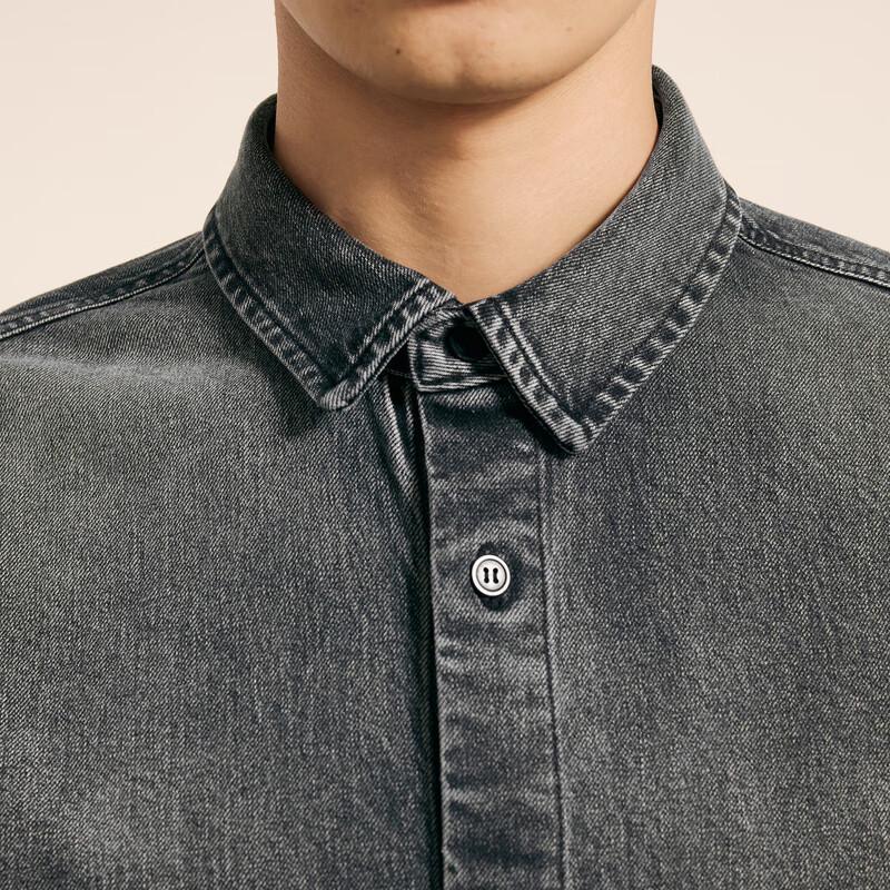 Sketch Men's 2024 Winter Loose Long-Sleeved Denim Shirt