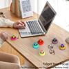 4/6 Peças/Conjunto Alívio de Estresse Brinquedo Rocker para Polegar Silicone Texturizado Rocker Pressionar Apertar Brinquedo Sensorial Auxílio de Foco Descompressão Fidget Brinquedo de Mesa
