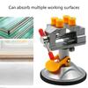 Mini Adjustable Fixed Electric Small Table Bench Vise 360 ° Rotatable Grinder Rotary Hand Drill Suction Cup Fixed Frame