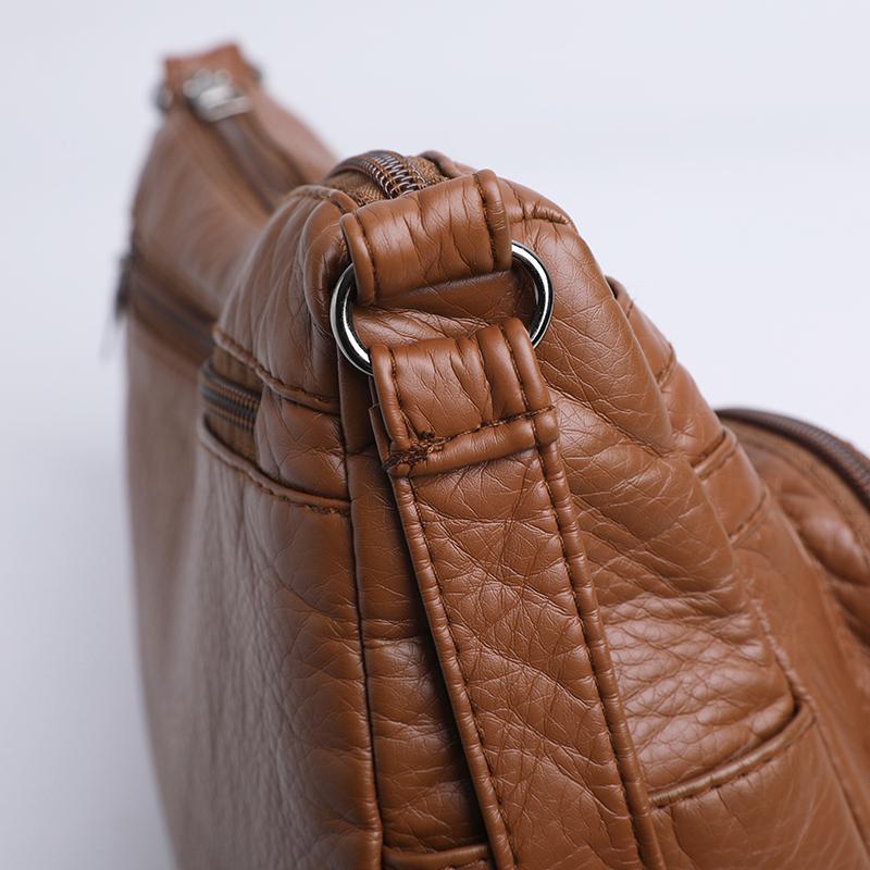 Women's Soft Leather Bag Crossbody Bag Shoulder Bag Mother Bag