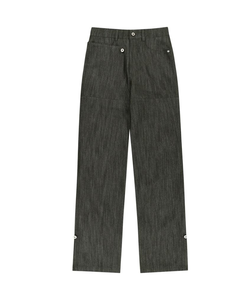 OJOS Metal Denim Pants / Khaki