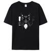 Men's Summer Bulldog Letter Print Luxury Short Sleeve T-shirt Summer Street Fashion T-Shirt