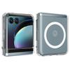 For Motorola Razr 40 Ultra 5G Magnetic Case Compatible with MagSafe Clear Acrylic Phone Cover