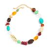 Ingemark 5 Styles Bohemia Colorful Acrylic Beaded Choker Necklace Women Vintage Adjustable Stackable Clavicle Chain Jewelry Gift