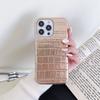 Alligator pattern 16/15/17 Apple phone case 1pro solid color 15promax trendy hand
