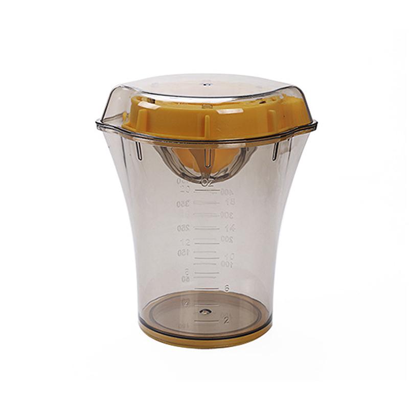 1Pcs Lemon Squeezer Manual Citrus Juicer With Measuring Cup 600Ml And Cover Lemon Squeezer Juicer Lime Squeezer Bar Tools