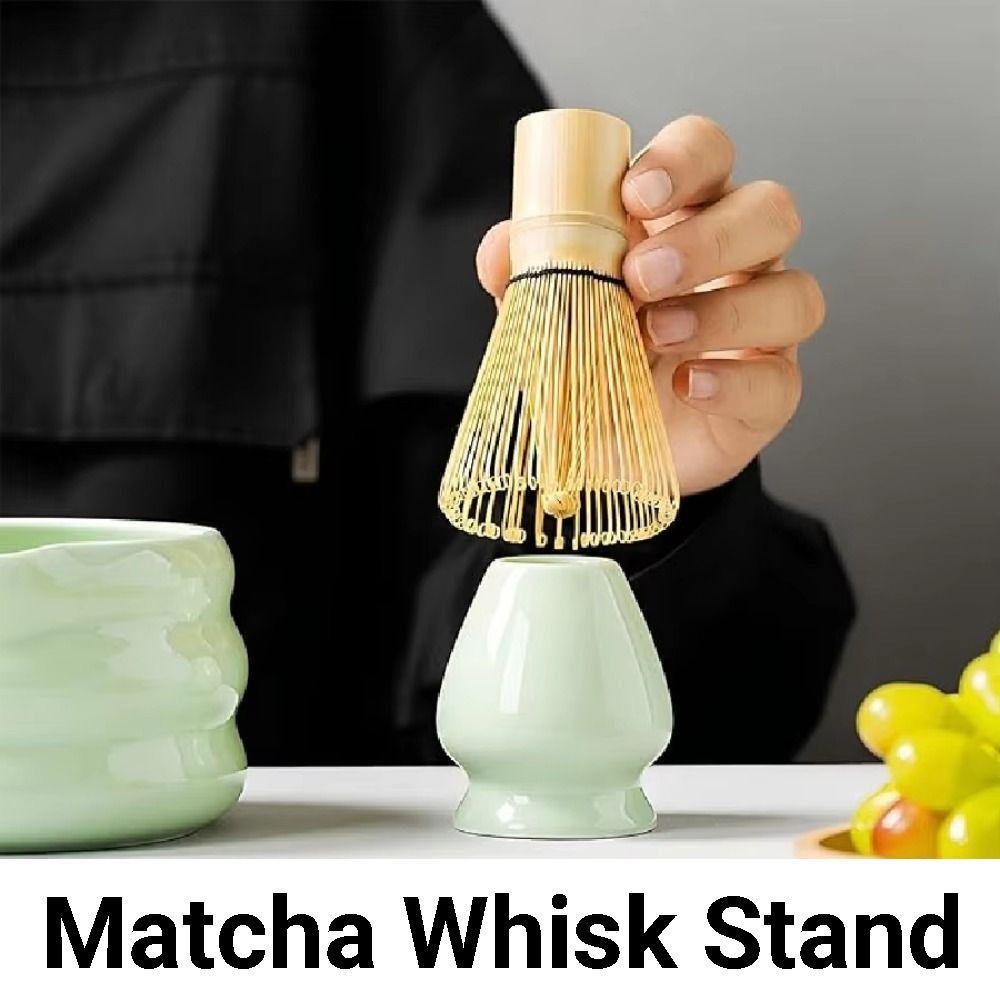 Retro Ceramiczny Uchwyt na Chasen Trwały Stojak na Chasen Elegancki Ceramiczny Uchwyt Narzędzie do Ceremonii Herbacianej