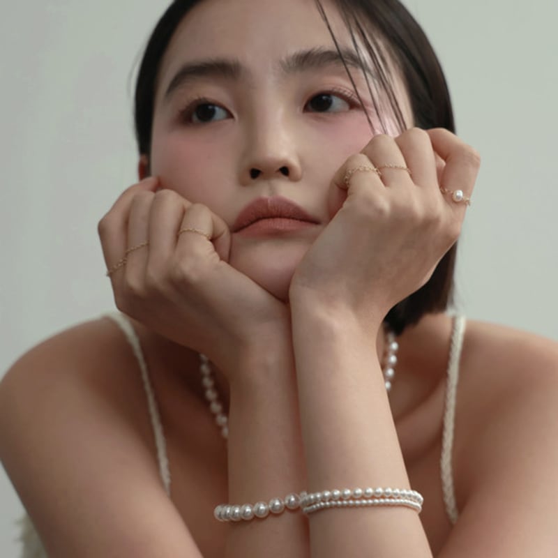 Less is more 3mm pearl bracelet