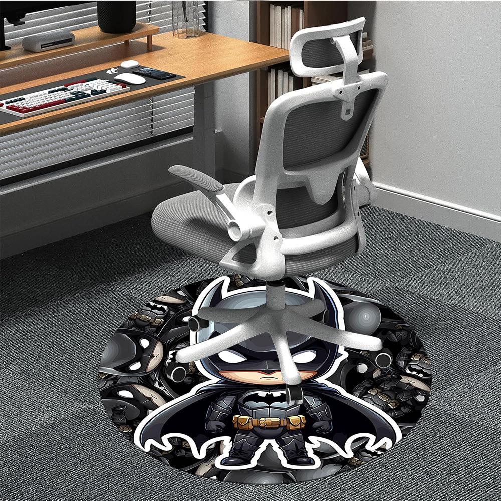 

1pc Batman, Superhero Chair Carpet for Office Non-Slip, Indoor Non-Slip Washable Carpet, Non-Shedding Mat For Officeyy251030106 80cm by 80cm