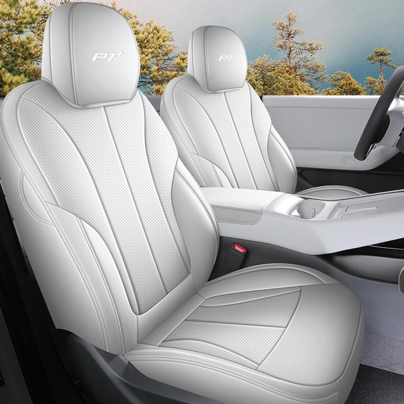 XPeng P7+ Seat Cushions & Covers: Fits Five Seats, All-Season.