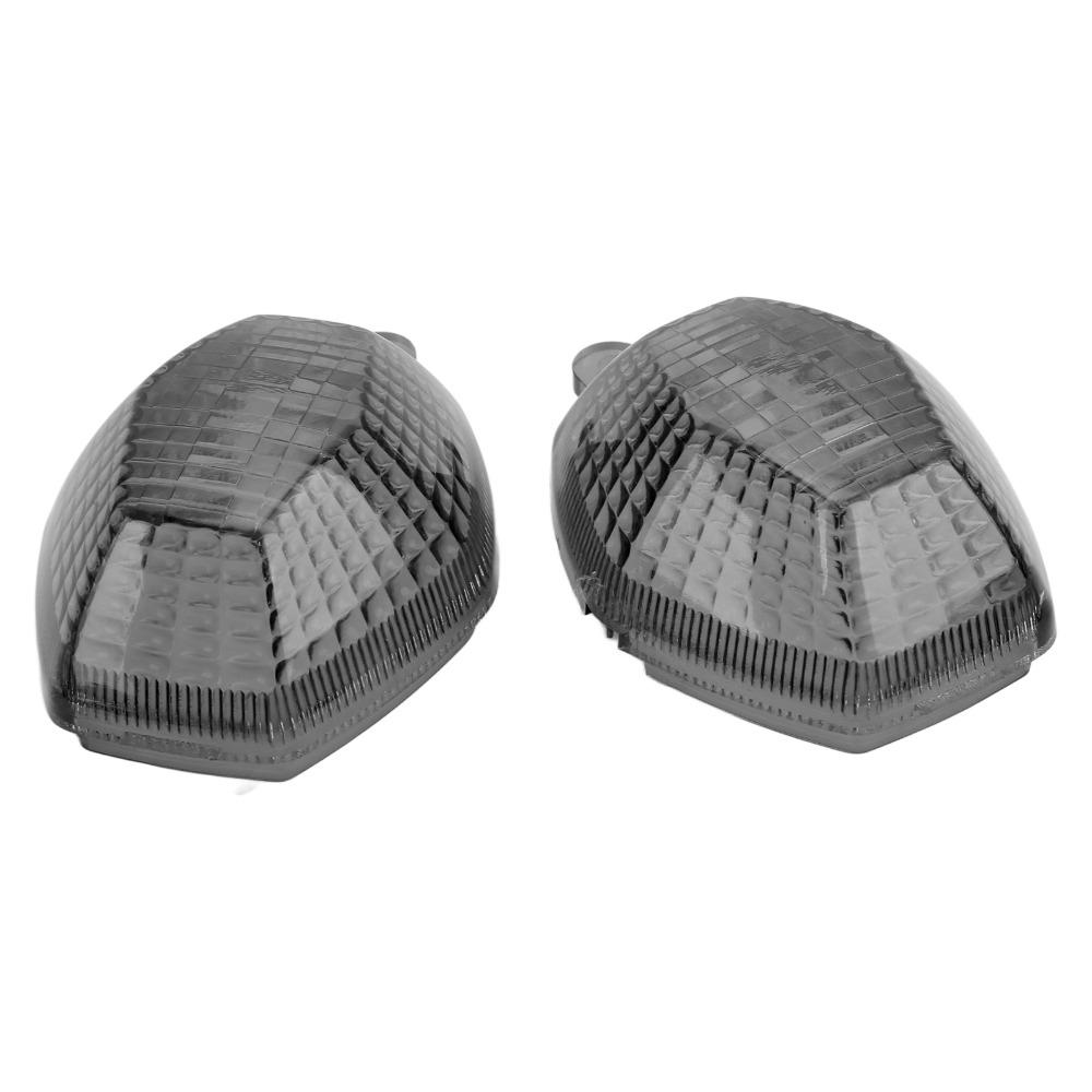 2PCS Signal Covers Motorcycle Turn Signal Light for SUZUKI GSX 650F 2008‑2011Black