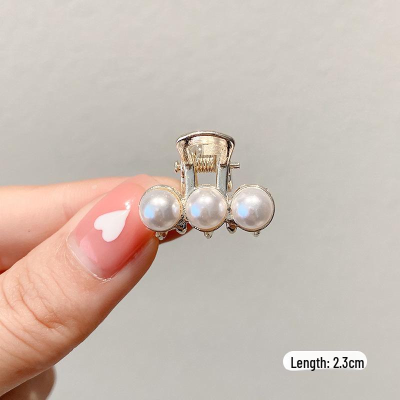 Women's Half-Tied Pearl Hairpin - 2024 New Side Clip for Back of Head