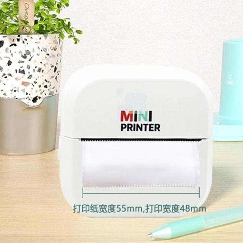 High Definition Portable Label Printer For Students Homework Sticker With OCR Wireless Scanner Rechargeable Battery