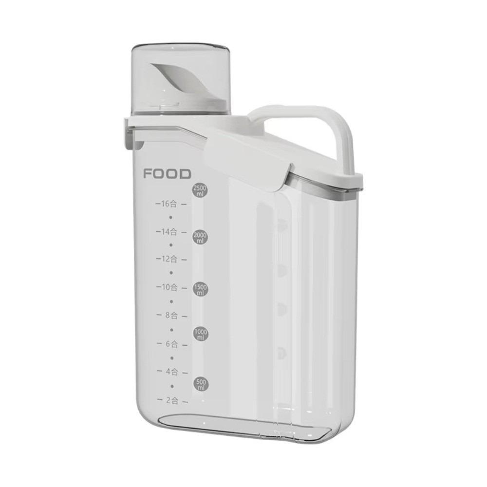 Sealed Storage Tank Moisture-Proof Storage Container Transparent Storage Jar Pet Food 2000ML