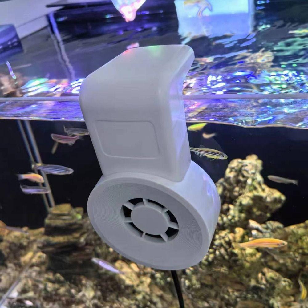 Kleiner Aquarienkühler 2 Windgeschwindigkeiten Niederspannung Aquarien-Kühlventilator Sicher USB-betrieben Aquaristik Luftkühler Meeresfrüchtemarkt