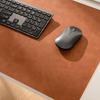Leather Desk Mat – Extra Large Waterproof Mouse Pad & Keyboard Pad Non-Slip PU Leather Desk Blotter Table Protector  Home Office Supplies