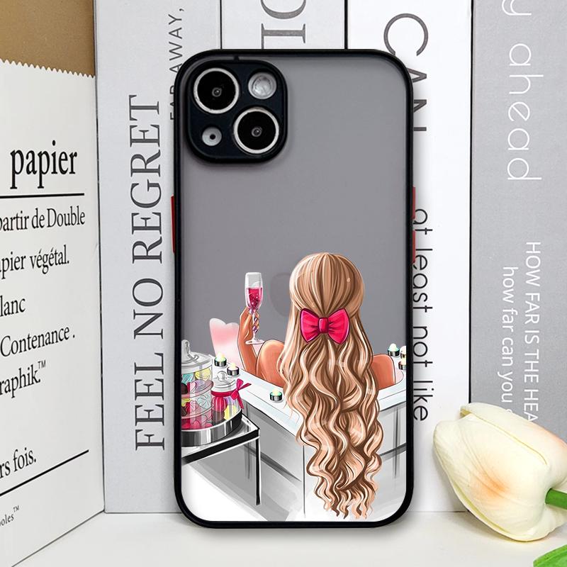 Fashion City Girl Phone Case for Samsung Galaxy A36 A56 A55 A54 A53 A52 A51 A50 A15 A14 5G Beautiful Women Shockproof Hard Cover