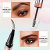Magic Eyebrow Pencil, 3D Micro Waterproof Eyebrow Pencil, Microblading Eyebrow Pencil with 4 Fork Tips, Creates Natural Eyebrows