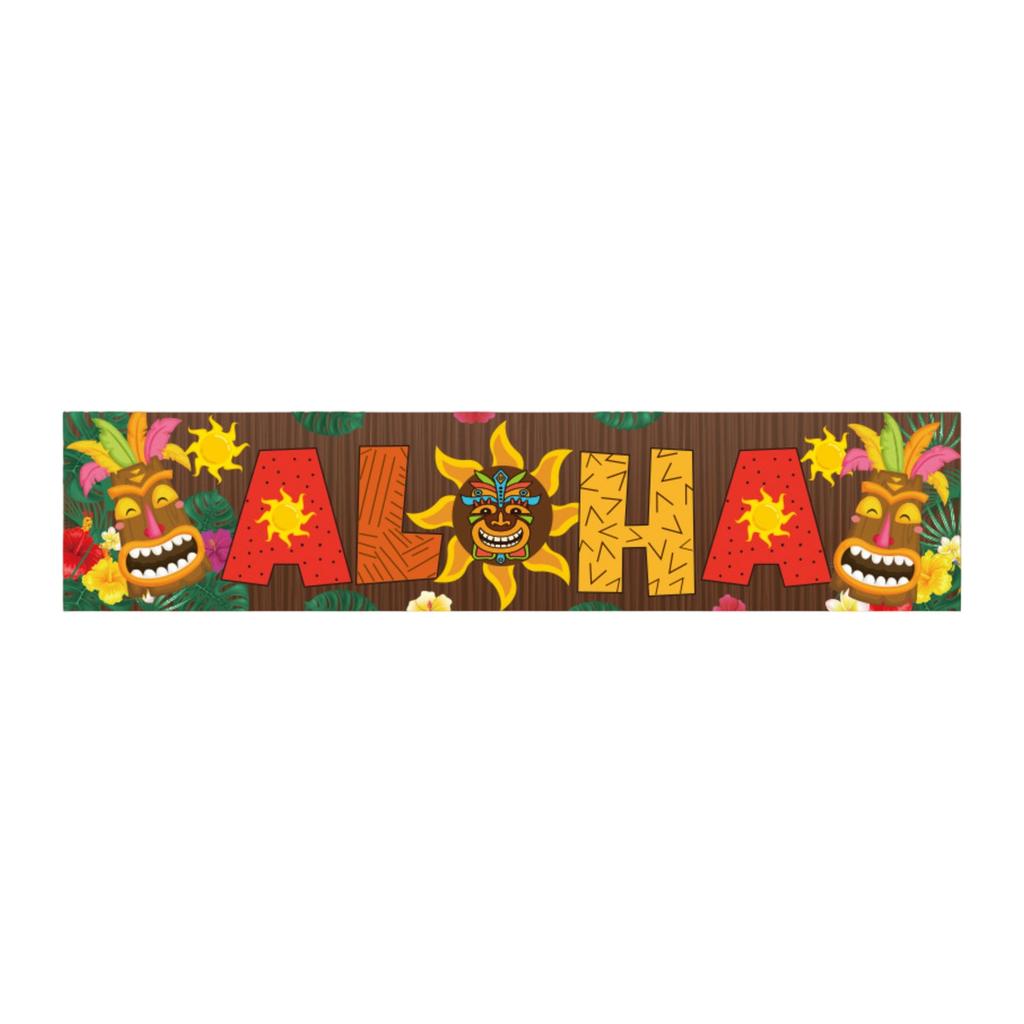 Hawaiian Party Decoration Banner, Luo Festival Couplet, Carnival, Beach Partys Decoration, Hanging Flag
