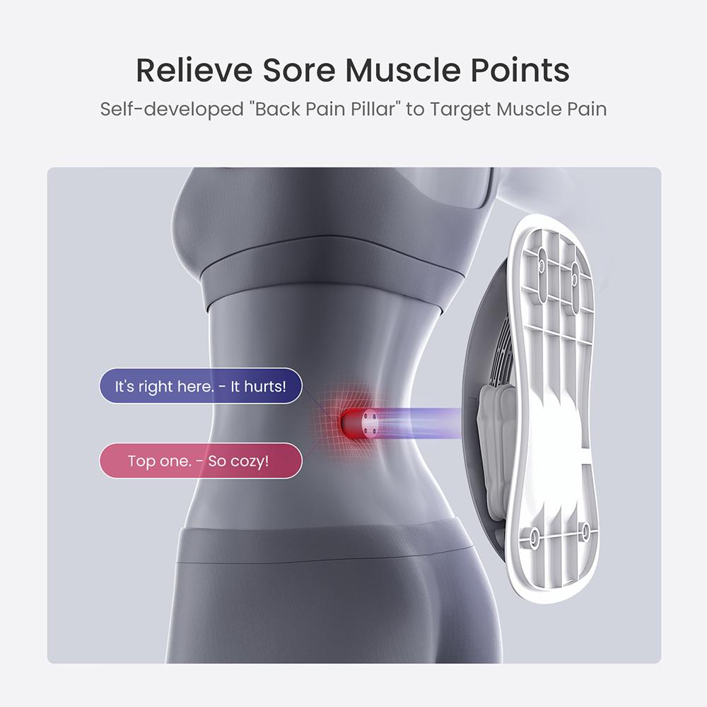 Electric Back Stretcher Adjustable Height Airbag Waist Back Stretching Massager Lumbar Support Traction Masajeador Lumbar Relief