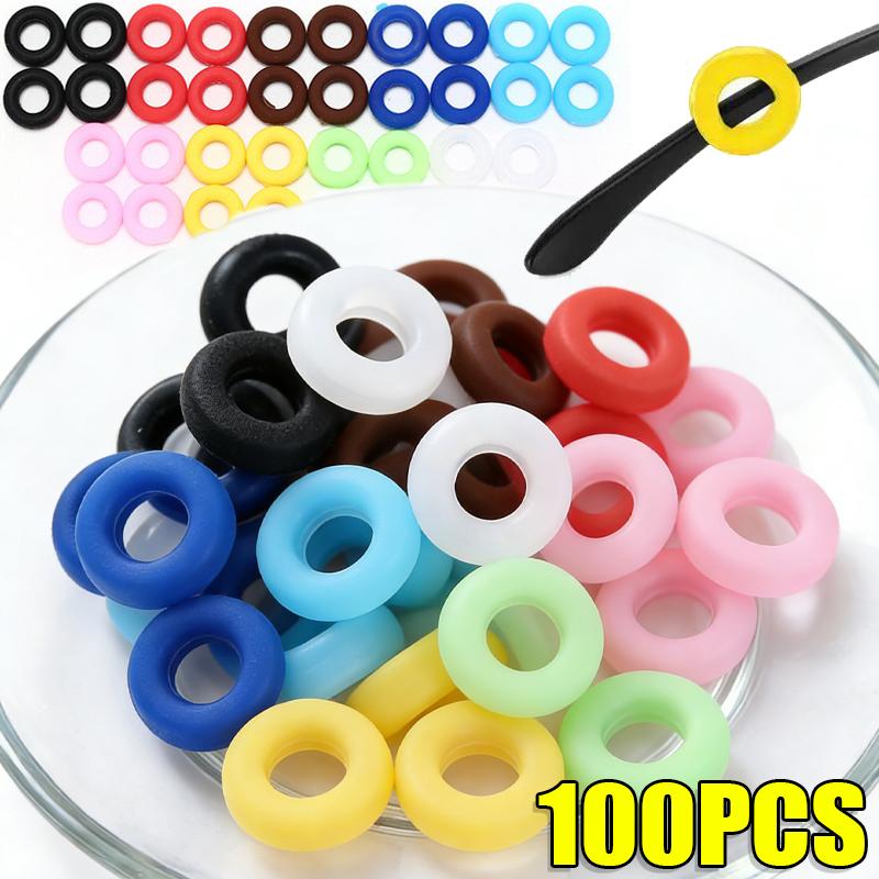 Silicone Anti Slip Ear Hooks for Eyeglasses Round Design Nose Pad Cushions Comfort Upgrade