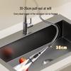 Jingdong Crafted 304 Stainless Steel Pull-Out Kitchen Faucet